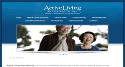 Desktop Screenshot of activelivinginternational.com